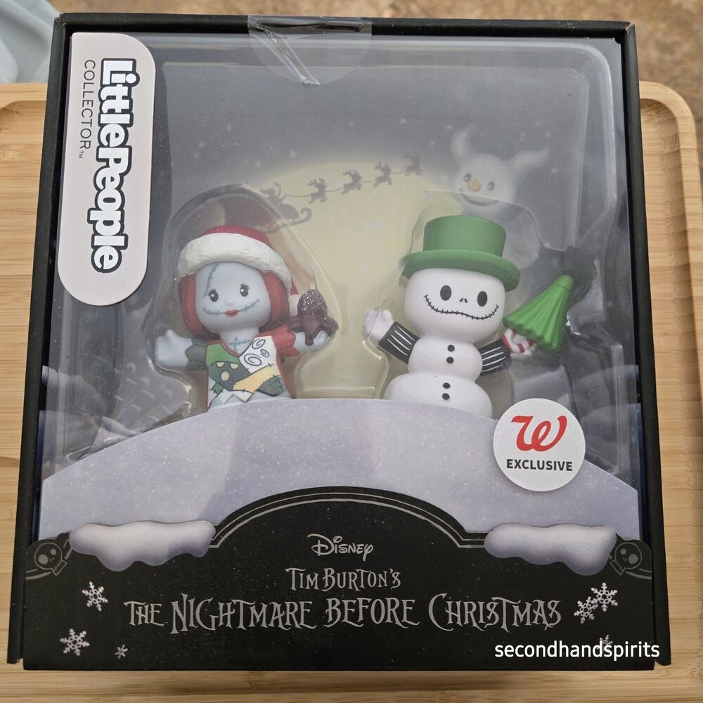 Fisher-Price Little People Nightmare Before Christmas Jack and Sally New